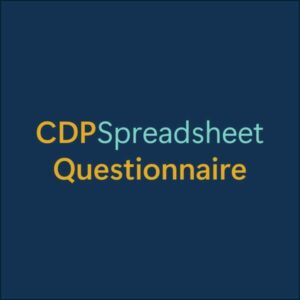 2025 SME Questionnaire for CDP